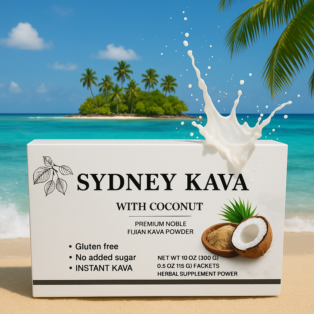 Sydney Instant Kava ā Premium Noble Coconut Blend (20 Sachets)