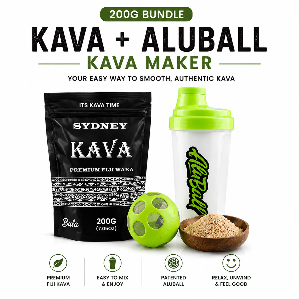 Kava + AluBall Kava Maker Bundle in 200g and 500g - Sydney Kava