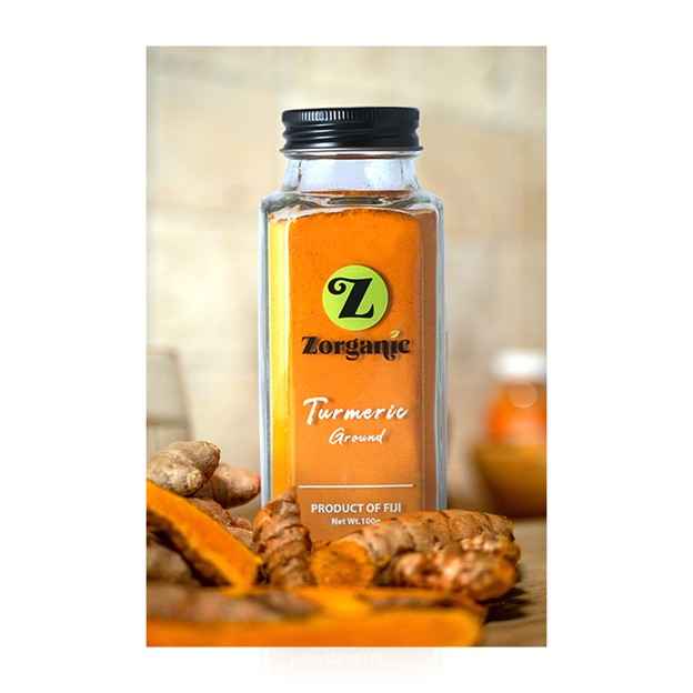 ZORGANIC TURMERIC POWDER (GLASS JAR) - 100G