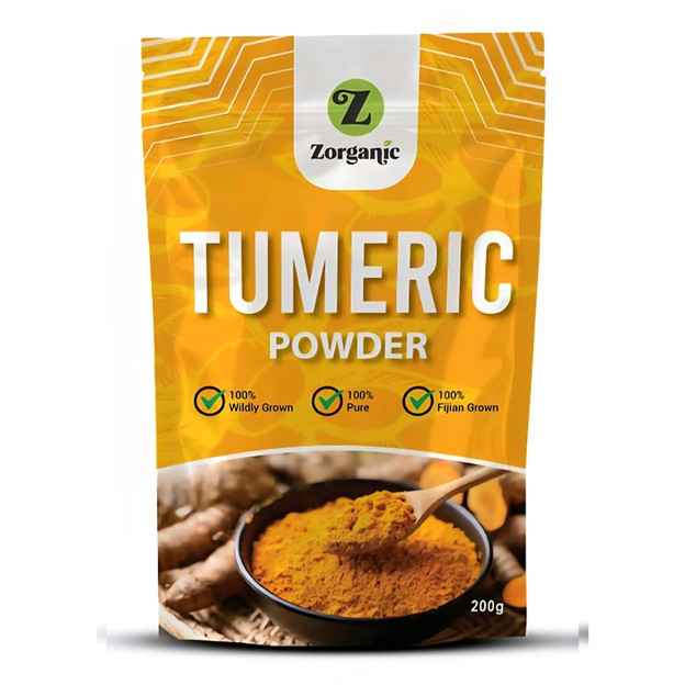 ZORGANIC TURMERIC POWDER -200G
